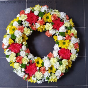 Mixed Flower Wreath