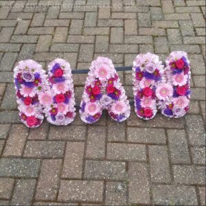 NAN Named Letter Tribute Pink