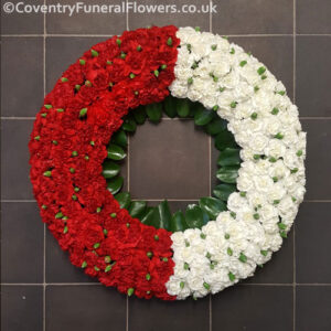 Red & White Wreath